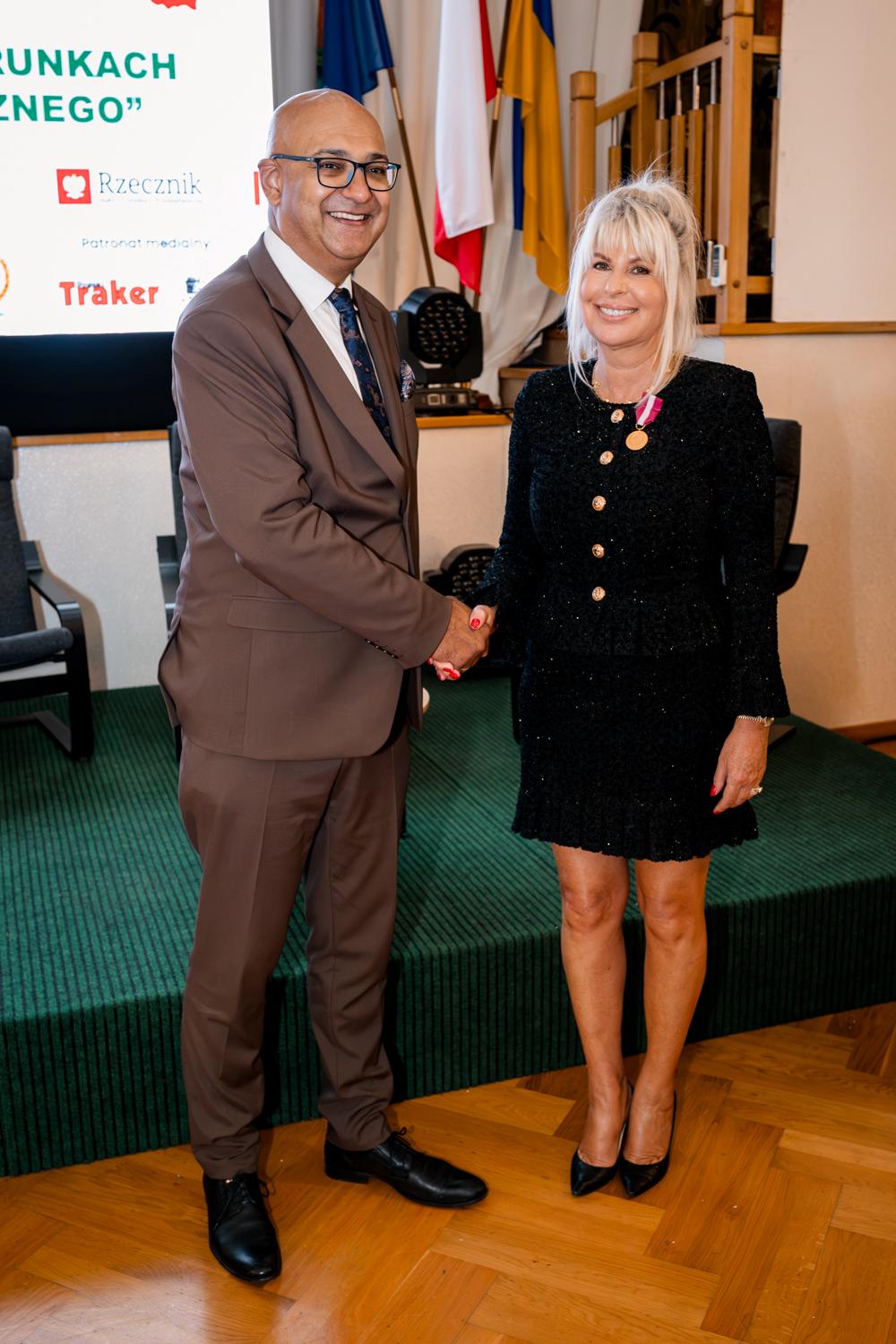 Odbioru Nagrody Złotego Krzyża z rąk Prezydenta Rzeczypospolitej